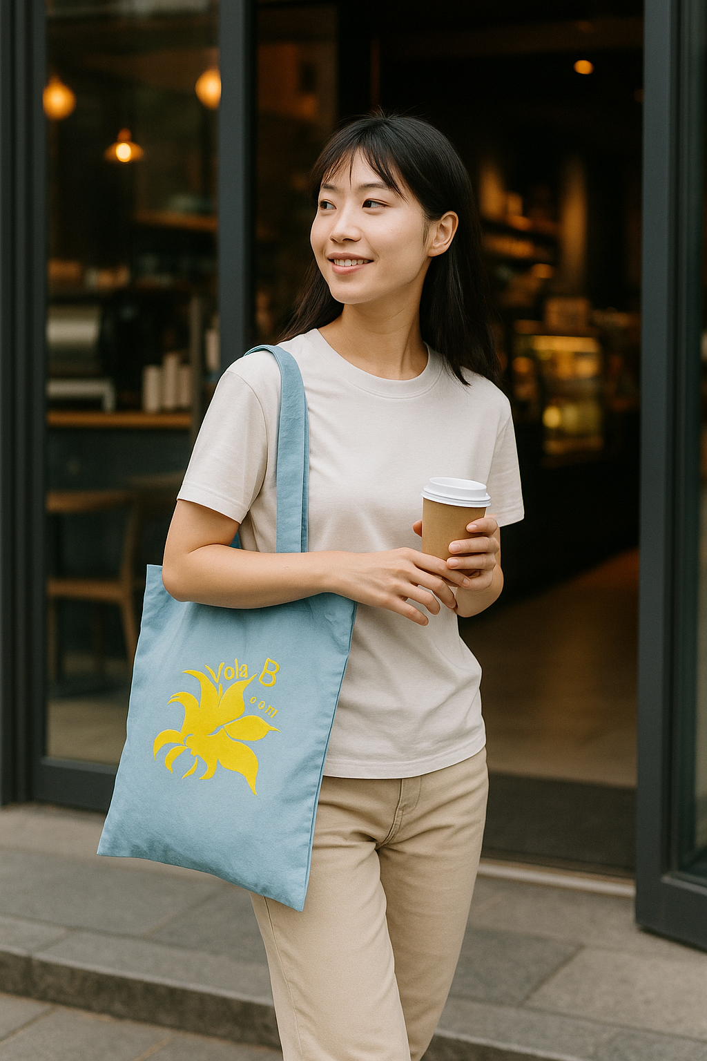 Lightweight Nylon Tote Bag — Duo Set
