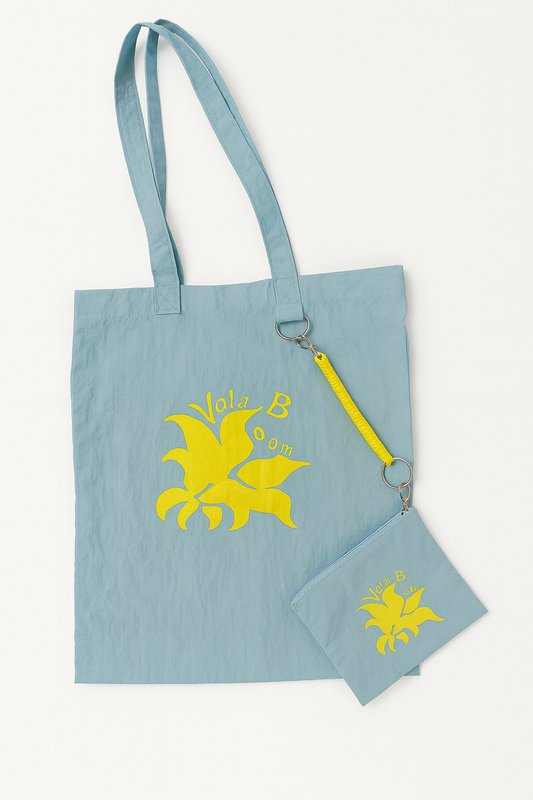 Lightweight Nylon Tote Bag — Duo Set